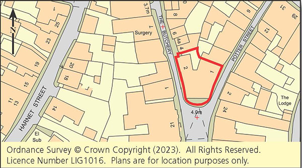Lot: 109 - PERIOD BUILDING WITH PERMISSION FOR CONVERSION INTO TWO HOUSES -